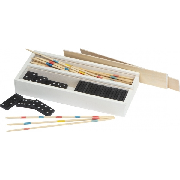 Logo trade liikelahja mainoslahja tuotekuva: Mikado ja Domino peli FOLIGNO